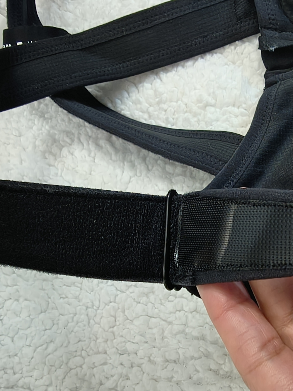 Shefit Sports Bra L1 Luxe High Impact Front Zip Black Adjustable Gym Workout NEW - Picture 5 of 16